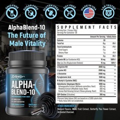 HGH Supplements for Men, Testosterone Booster, Belly Fat Burner & Muscle Buil…