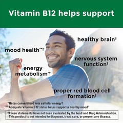 Nature Made Extra Strength Vitamin B12 3000 mcg, 60 Softgels