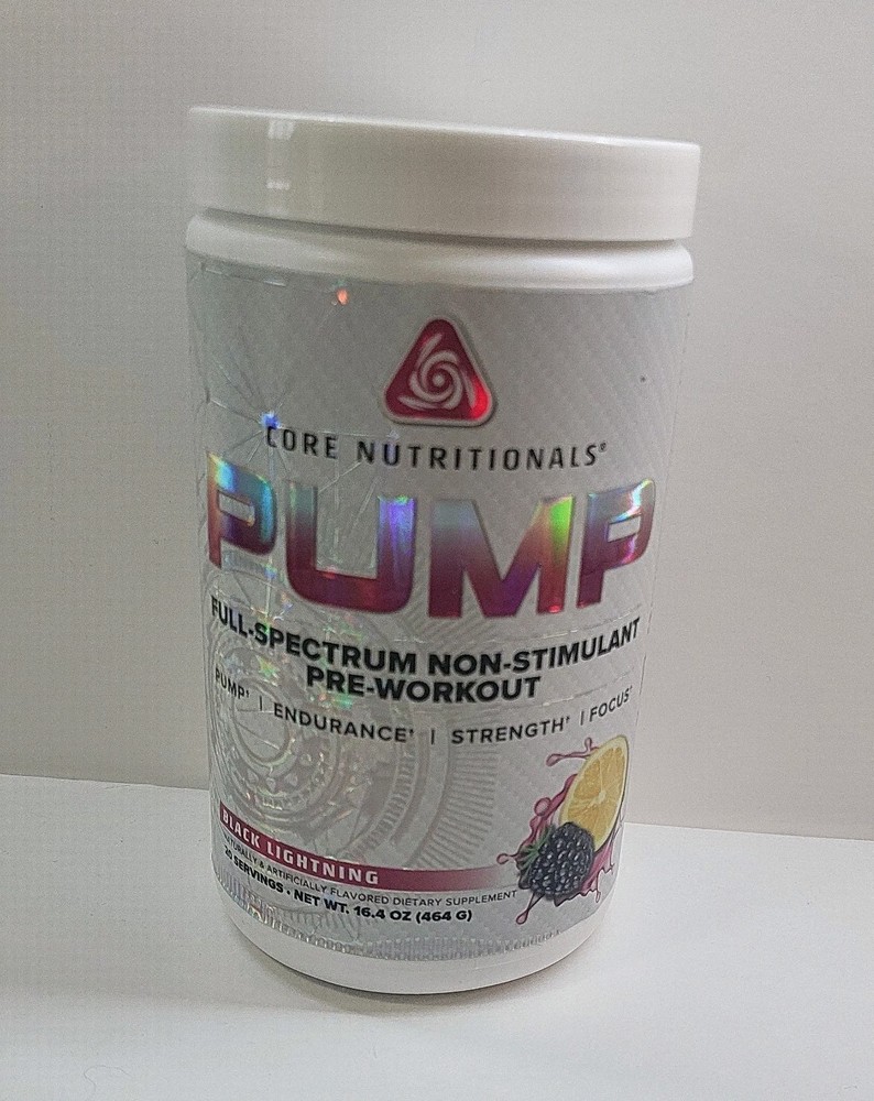 BB 01/2026.Core Nutritionals Fury Next Generation Pre-Workout Black Lightning