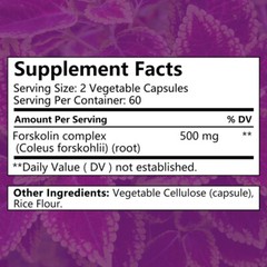 Forskolin / Weight Loss / Hunger Suppressant Supplement（30 to 120 Capsules)