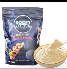 Booty Curve Protein Powder Chocolate 400g + Flat Belly Syrup 200ml (7D YEM)