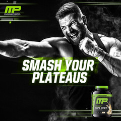 MusclePharm Combat 100% Whey Protein Powder – 5 lb, 70 Servings, Vanilla