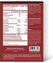 Sapotax Korean Red Panax Ginseng Supplement Gummies – 180 Count
