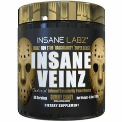 Insane Labz GOLD INSANE VEINZ Vascularity 30 Servings PICK FLAVOR