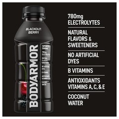 Sports Drink BodyArmor Blackout Berry 16 Fl Oz Electrolytes Hydration