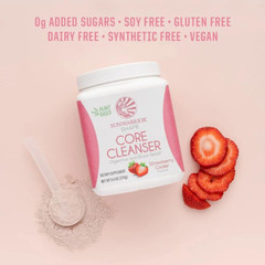 Sunwarrior Shape Core Cleanser Strawberry Cooler, 270 Grams