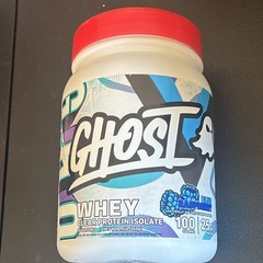 GHOST Clear Whey Protein Isolate Powder Blue Raspberry 1.4 lb (640 g) exp 12/27