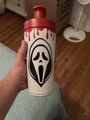 G Fuel Scream Ghost Face Stab Stimulant 2.0 Collector’s Box Tub Metal Shaker Cup