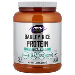 Sports, Barley Rice Protein Powder, Unflavored, 1.5 lbs (680 g)