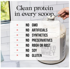Naked Whey Vanilla Protein 24Sv Grass Fed NSF Gluten Free