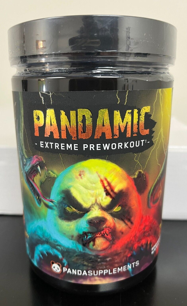 Panda Supps Pandamic Extreme Pre-Workout 25 Servings Peach Gummy Rings NEW