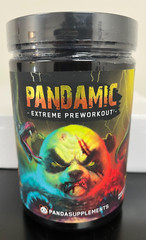 Panda Supps Pandamic Extreme Pre-Workout 25 Servings Peach Gummy Rings NEW
