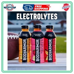 BODYARMOR Sports Drink Strawberry Banana 16 Fl Oz Bottles 12 Pack Hydration