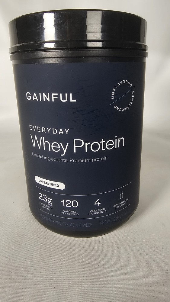 Everyday Whey Protein Powder, 14 Servings/13.9 oz, Unflavored, Exp. 6/2027