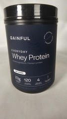 Everyday Whey Protein Powder, 14 Servings/13.9 oz, Unflavored, Exp. 6/2027