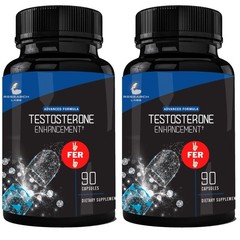 Pharmacist Recommended 2 fer 1 Offer 180ct Testosterone 180 Count (Pack of 1)