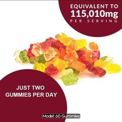 Fadogia Agretis Tongkat Gummies 1 Month Supply for Vigor Test Booster+ Endurance