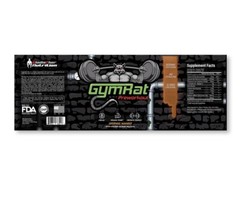 gymrat pre wokrkout powder supplement for men and women, natural green tea caffe
