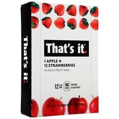 That’s it Nutrition Fruit Bar Apple & Strawberries 12 bars