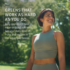 Organic Superfood Greens, 28 Greens, Fruits and Vegetable 60 tablets
