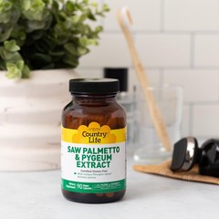 Country Life Saw Palmetto & Pygeum Extract – Prostate 90 Count (Pack of 1)