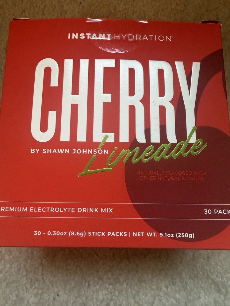Instant Hydration Electrolyte Powder Packets Cherry Limeade Exp 12/27 – NEW