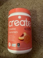 Create Creatine Gummies Monohydrate 5g Muscle Growth Recovery Strength New