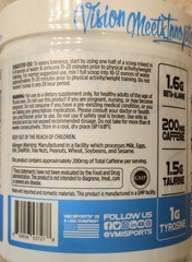 VMI Sports KXR SPORT Preworkout 8oz Size (30 Serv) BLue Shark Gum BEST BY 11/26