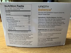 Unicity Balance Orange Fiber Drink Mix 50 pack and 18 unimate