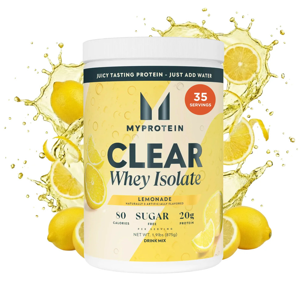 Clear Whey Protein Isolate – Lemonade Flavor, 20 Servings, 1.1 lbs
