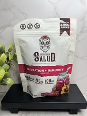 Salud Hydration+Immunity Electrolyte Drink Mix Jamaica Hibiscus 15 Exp 10/28