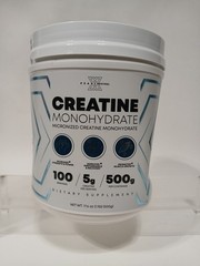 PEAK REVIVAL Micronized Monohydrate Creatine 100 Servings 500g Powder 08/2026