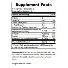 Redmond Re-Lyte Electrolyte Drink Mix Strawberry Lemonade Powder 6.88 oz