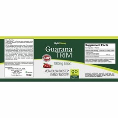 Guarana Extract Energy Support & Shape Control Weight Management Supplement 60ml