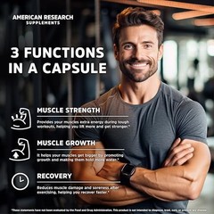 Creatine Monohydrate 5G Capsules 60 Servings Micronized