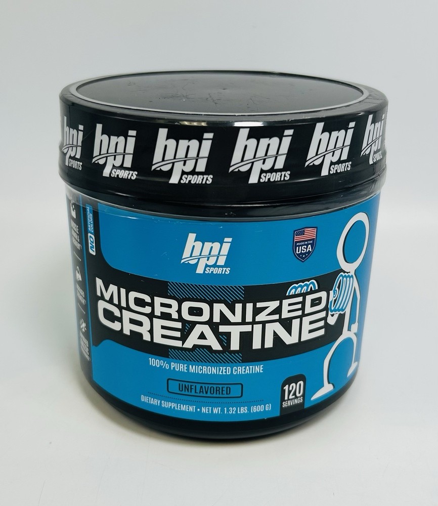 BPI Sports Micronized Creatine Unflavored – 120 Servings – 1.32 LBS *EXP 10/26*