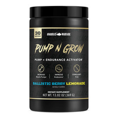 ANABOLIC WARFARE PUMP N GROW Stimulant-Free Pre-Workout Endurance 30 Servings