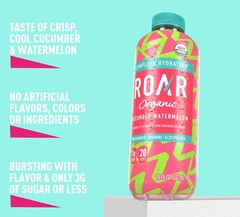 Roar Organic Electrolyte Infusions – USDA – Cucumber Watermelon -…