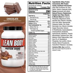 Labrada Lean Body All-in-One Chocolate Meal Replacement Shake 35g Protein Whey B