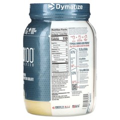 ISO100 Hydrolyzed, 100% Whey Protein Isolate, Gourmet Vanilla, 1.34 lb (610 g)