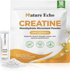 Micronized Creatine Powder – 10 Easy Mix Travel Packs for Muscle Growth