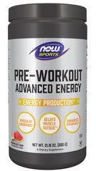 Sports, Pre-Workout Advanced Energy, Watermelon, 21.16 oz (600 g)