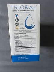 TRIORAL Oral Rehydration Salts WHO Formula 15 Packets Open Box Exp 12/2028
