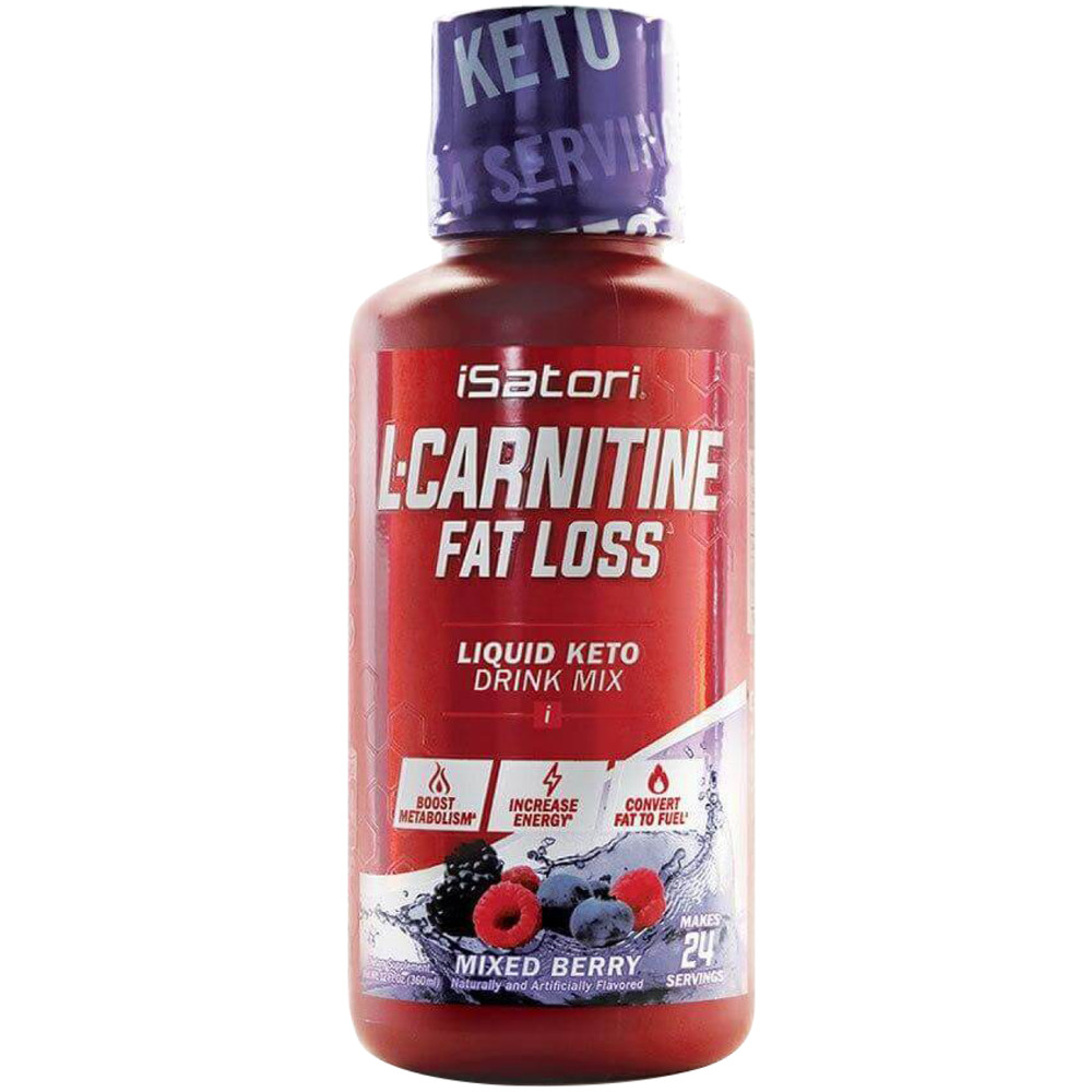 L-CARNITINE Fat Loss – Metabolism Activator – Mixed Berry 1500mg / 24 Servings