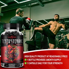 Strength Testosteron Booster Test Capsule-Increase Energy,Muscle Strength&Growth