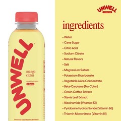 UNWELL Hydrate+Focus Mango Citrus Sports Drink – 8pk/16.9 fl oz