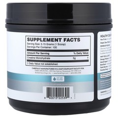Healthy Creatine, Unflavored, 18.17 oz (515 g)