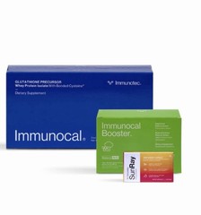 IMMUNOCAL 1 )Immunocal Classic 1 )booster 1) Sun Ray cup free)