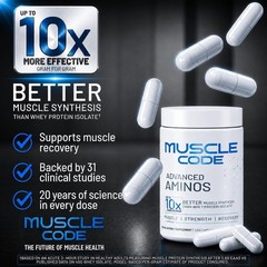 NAUTILUS Muscle Code Essential Amino Acid Capsules – Muscle Synthesis & Repair