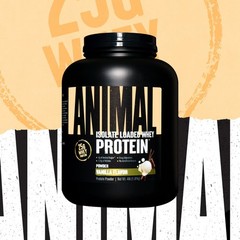 Universal Nutrition Animal Whey Isolate Loaded Protein Powder – 54 Servings